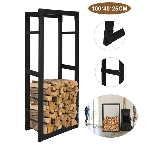Metall feuerholzregal - metall,