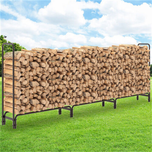 340cm kaminholzregal metall - 340cm,