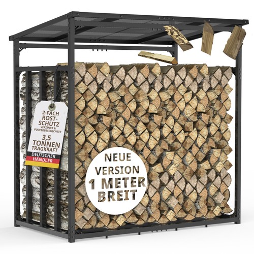 Kaminholzregal aussen metall - kaminholzregal,