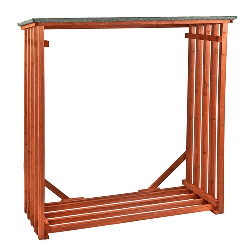 Holz kaminholzregal - holz,