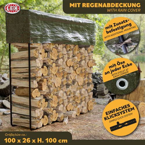 Brennholzregal stapelregal - brennholzregal,